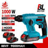 פטישון סוללות ONEVAN 18V 1000W